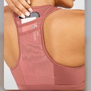 NWT Med Dusty Rose Sports Bra